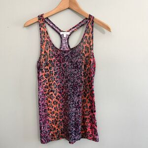 Delia's Y2K Tank Top Racerback Animal Print Multicolor Womens Small Whimsigoth